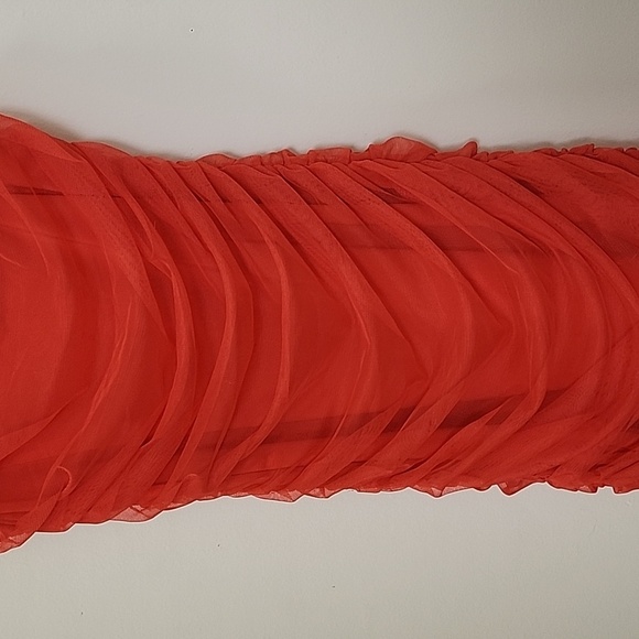 Alice + Olivia Baby Doll CRUZ SPAGHETTI STRAP MINI RUCHED DRESS - Picture 11 of 17